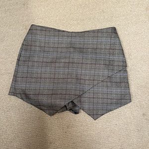 MAJORELLE plaid skort XS